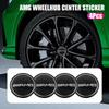 TWEK4 4Pcs 3D 56mm AMG Car Emblem Center Hub Auto Rim Refit Dust-Proof Badge Covers Sticker For Mercedes Benz AMG W205 W204 W206 W213