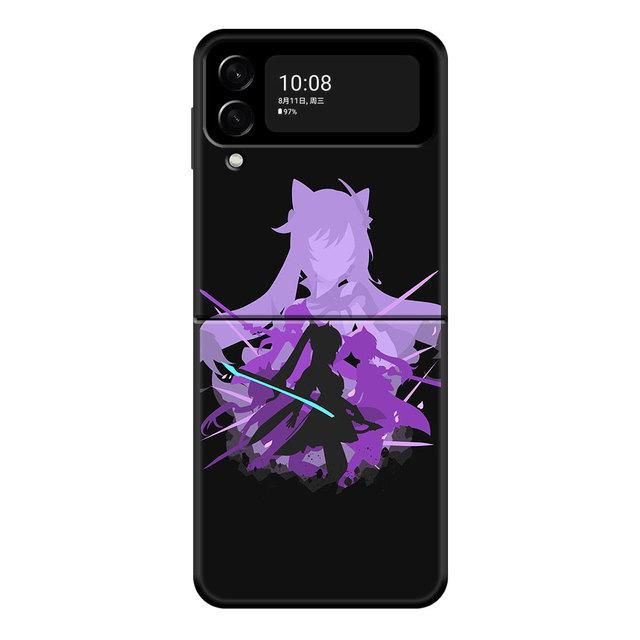 Pc Genshin Impact Anime For Samsung Galaxy Z Flip3 5g Zflip3 Zflip Flip Hard Phone Cover
