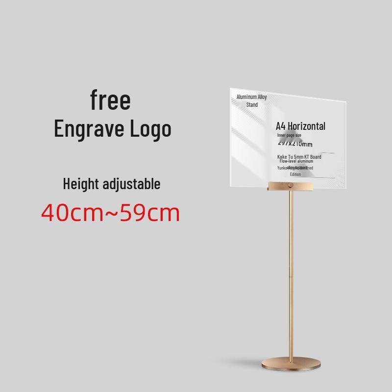 Aluminum Poster Stand for Store Promotions - Manager's Pick for New Arrivals