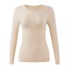 Womens Thermal Underwear Set Long Sleeve Top Pants Slim Fit Stretchy Base Layer Fall Winter
