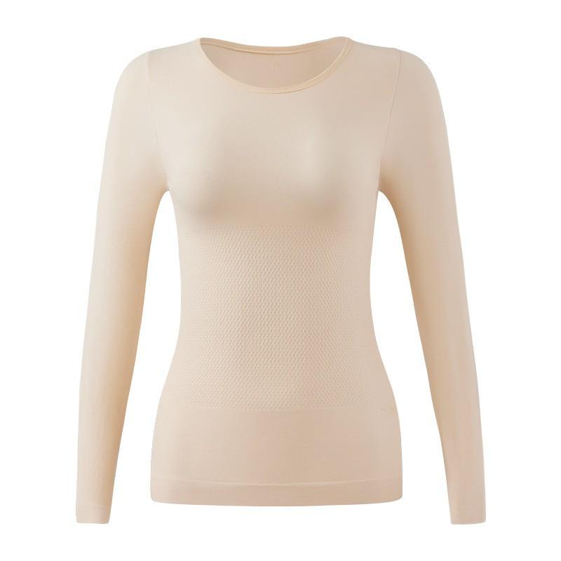 Womens Thermal Underwear Set Long Sleeve Top Pants Slim Fit Stretchy Base Layer Fall Winter