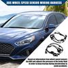 No.59910-C1000 / Wheel Anti-Lock Brakes Sensor Cable for Hyundai Sonata 2015-2019 / ABS Wheel Speed Sensor Aadpter/Durable/Rubber / 2 Pcs/Black