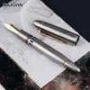 Stilou MAJOHN Ti-P141 din Aliaj de Titan cu Piston Versiune cu Model Ciocan Metalic Rechizite Școlare Birou Papetărie