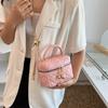 Handheld Small Bag Women's New Solid Color Messenger Bag Versatile Small Square Bag