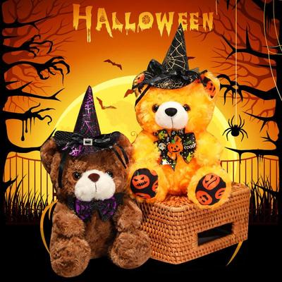 Halloween Geist Kürbis Bär Plüschtier - T-Shirt Teddybär Dekoration