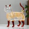 Funny 1000ML Cat Whiskey Decanter,Glass Liquor Bottle,Cute Animal Shape Scotch Bourbon Barware Gift for Party Home Bar Decor