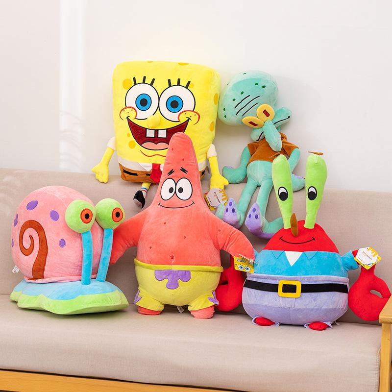 SpongeBob SquarePants Plush Toys: Patrick, Squidward and Mr Krabs Soft Plush Gifts
