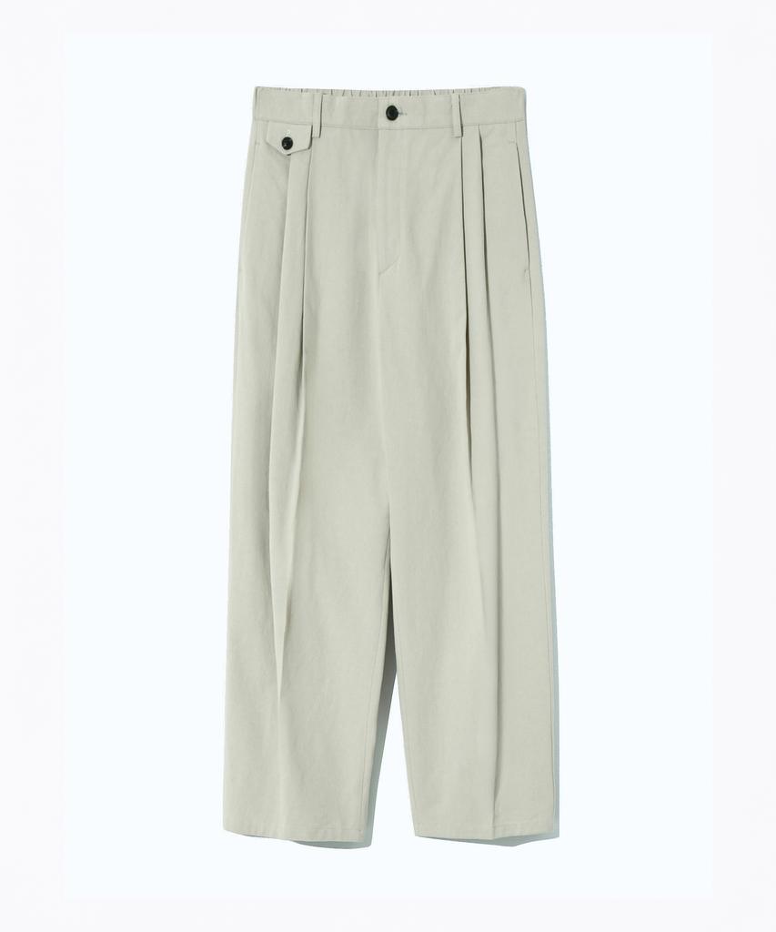 TRIP LE SENS Pocket Double Pleated Slacks_Beige