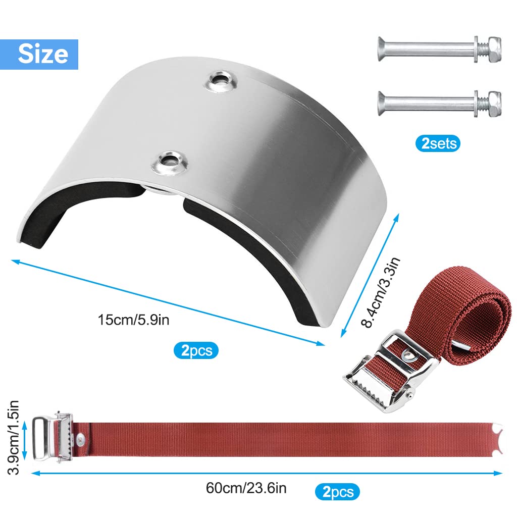 2 PCS Drywall Stilt Replacement Parts, Leg Straps Kit for Stilts, Leg Fixing for Plastering, Painting and Wiring