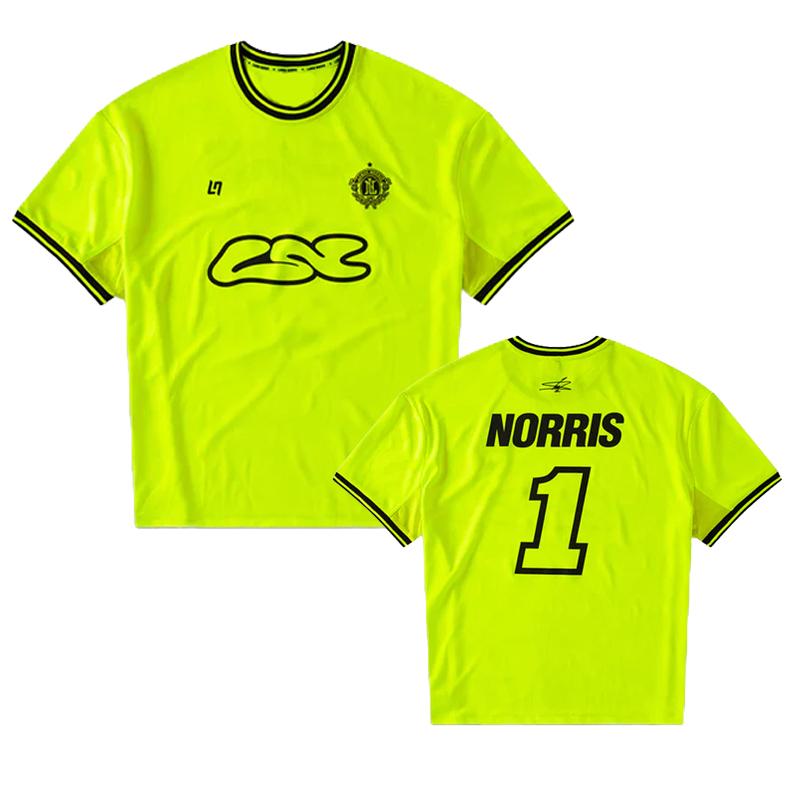 Hengyuan23 2026 3D-printen LN1 Jersey Lando Norris heren dames T-shirt extreme sporten ademend sneldrogend kortademend sweatshirt TOP 2XL