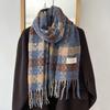 Korean Style Plaid Autumn Winter Scarf & Shawl