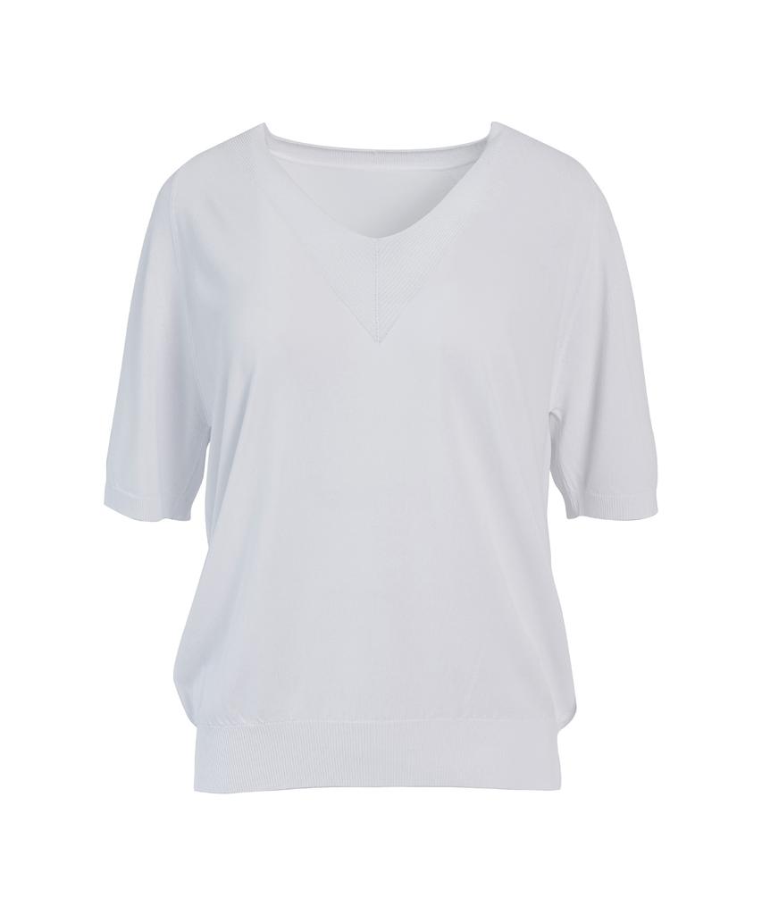 Baseukala Raglan V-Neck Half Sleeve Knitwear (7Colors)