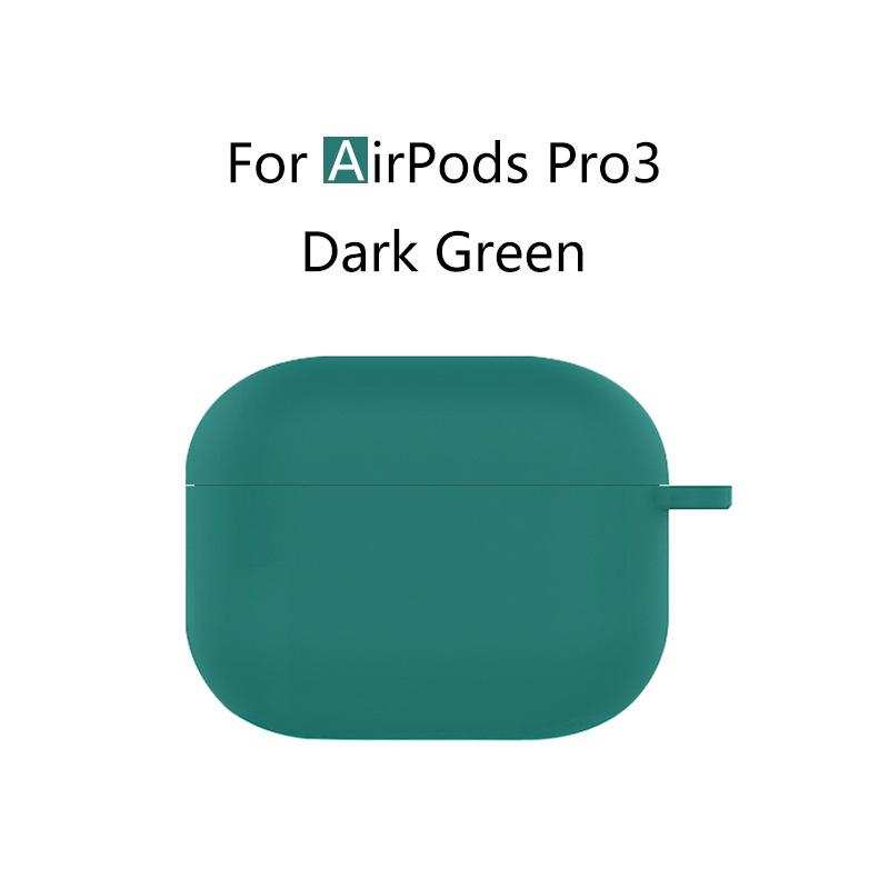 Silicone Case For AirPods Pro 3 Transparent Soft TPU Earphone Shockproof Protective Case Cover For AirPods Pro 3 Earbuds Shell