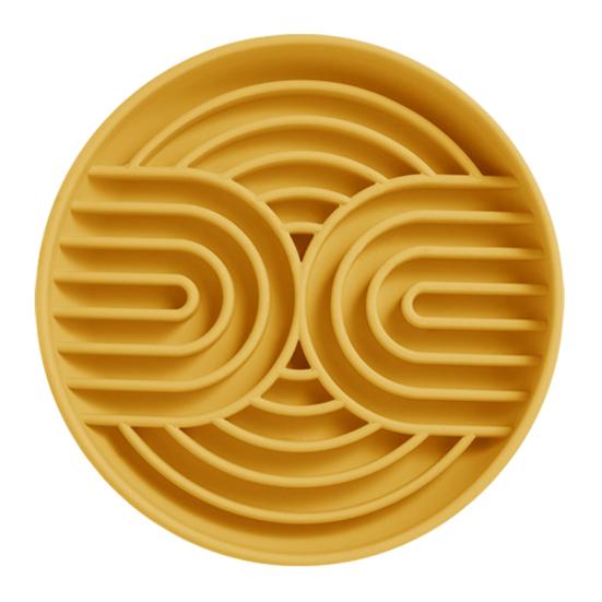 Slow Feeder Dog Bowl Silicone Dog Food Dish Puzzle Toy Slow Feeding Bowl to Prevent Gulping Choking And Bloating for Dogs And Cats