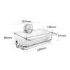 Suction Shower Shelf Sturdy Drain Basket for Bathtub Countertop Decorative