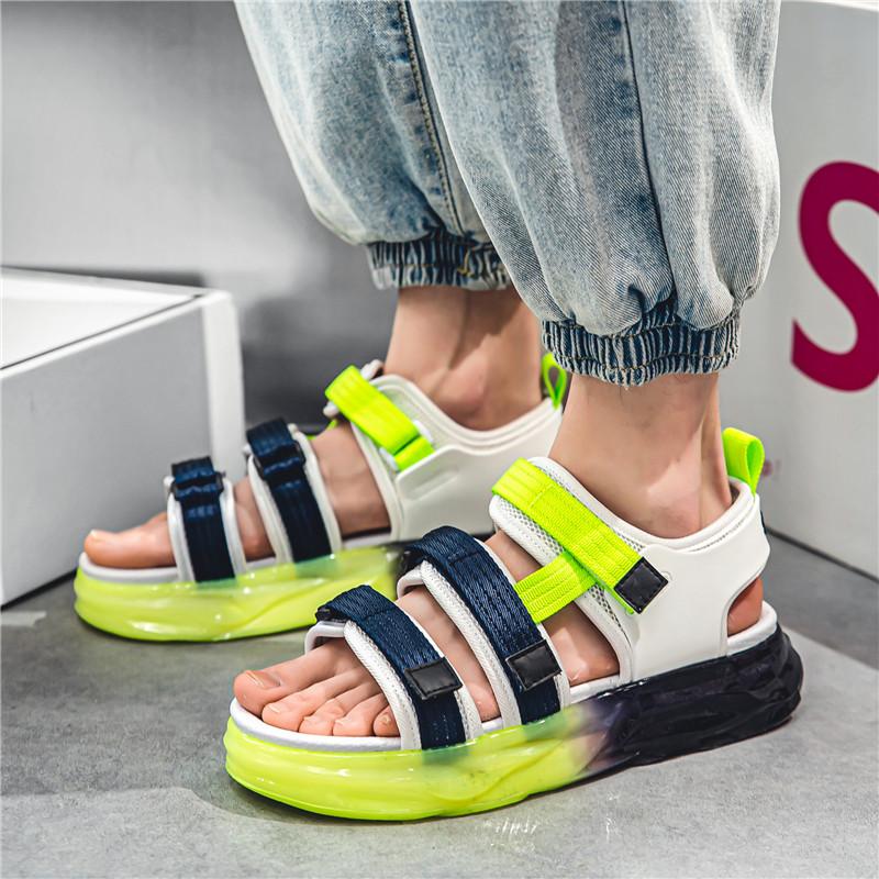 High Quality Sandals Men Beach Sandals Comfort Casual Shoes Lightweight Summer Large Size Men Sandals Comfortable Roman Sandals 39-44