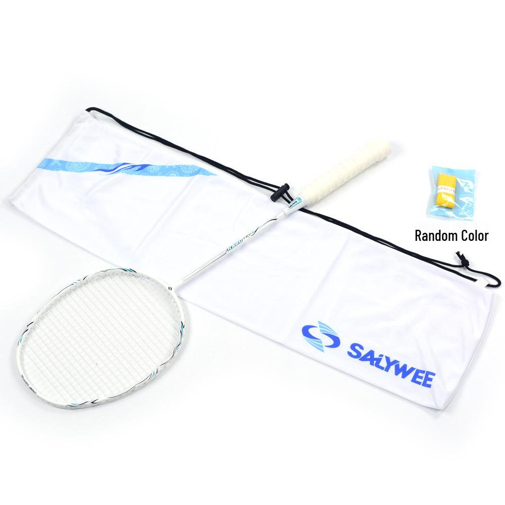 K520PRO Ultra-Light 28lbs Full Carbon Badminton Racket - High Rigidity, Solid Core, 30T Middle Shaft