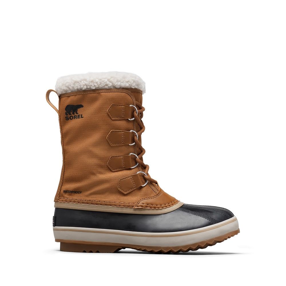 SOREL 1964 Pack Nylon Waterproof Size NM5189 224 Boots, Camel, 27.0, Men's,