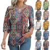 Women's 3/4 Sleeve Shirts Graphic Tees Shirts Casual Basic Tops Pullovers