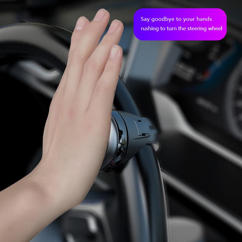 Manopola Potenziata 360 Gradi Rotazione Ausilio Controllo Manuale Volante Sferica Cuscinetto Metallico Montaggio Universale Pomello Spinner