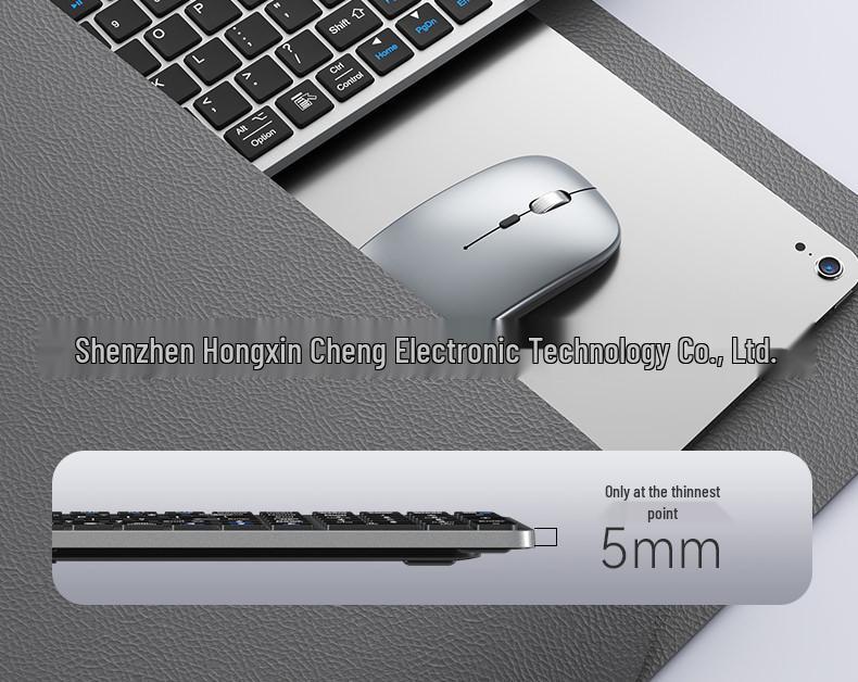 Multi-Device Wireless Keyboard & Mouse: Seamlessly Connect To Laptops, Desktops, Tablets, and Phones with Three-mode and Dual-mode Compatibility.