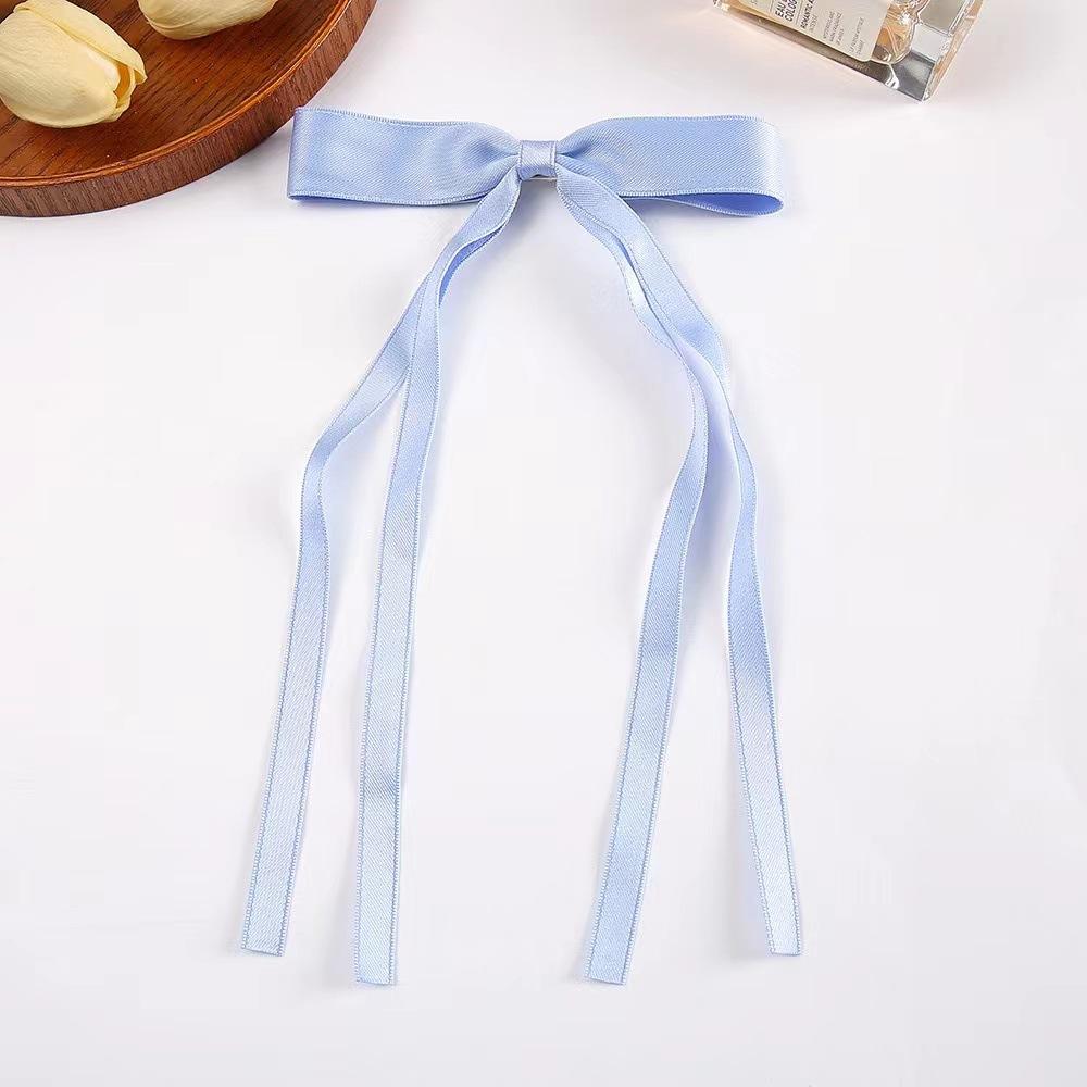 2pcs  New Cute Ribbon Bow Headband Long Tassel Hair Clip Women's Hair Accessories Girls Party Headwear Side Clips