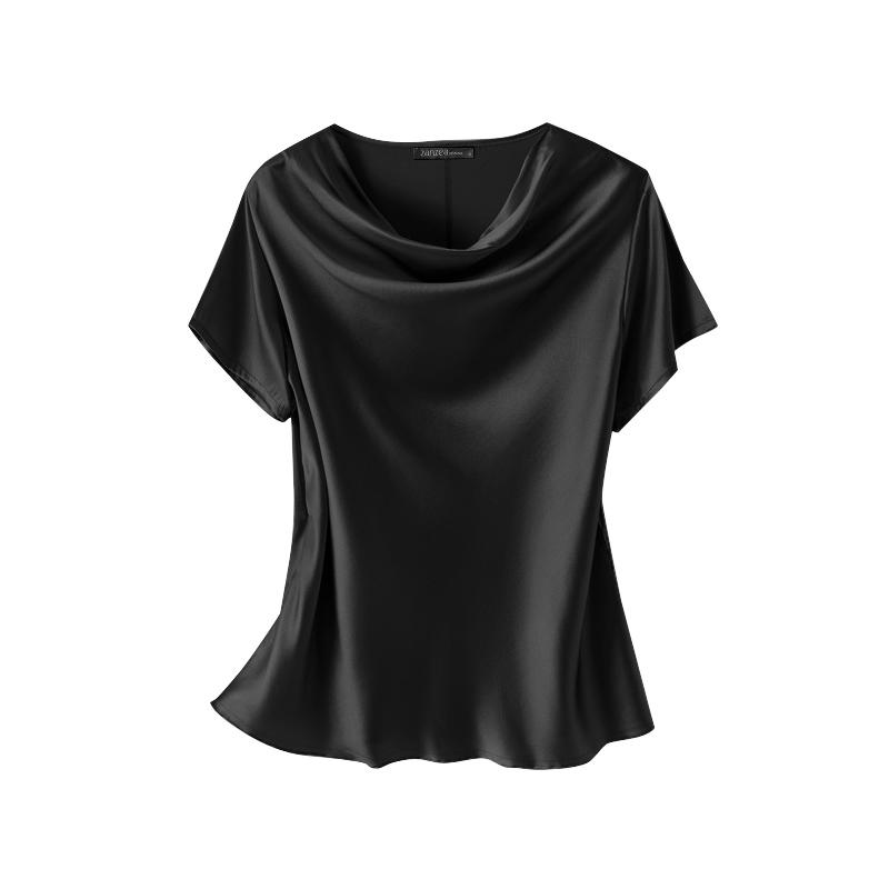 ZANZEA Women Casual Pile Collar Summer Short Sleeve Blouse