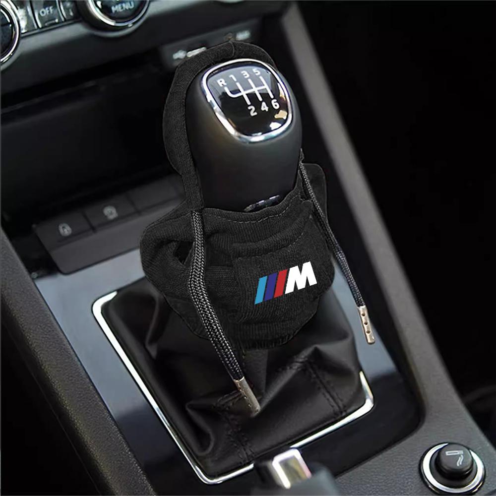 Car Hoodie Gear Shift Knob Cover Manual Handle Change Lever Covers Accessoires For Bmw M Performance E87 E36 G20 E46 E90 E60 F20