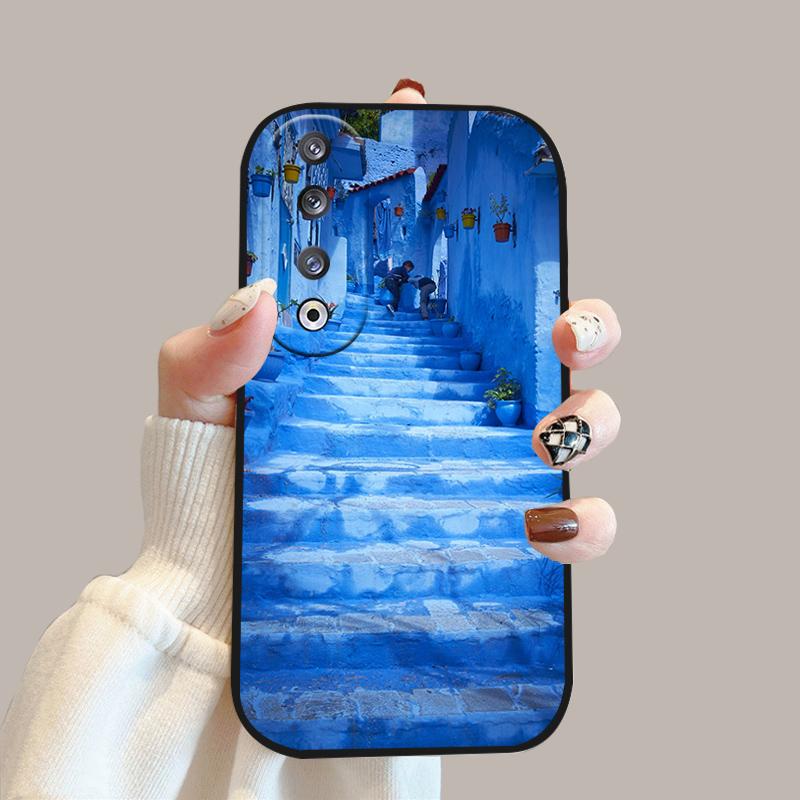 For Honor 90 5G Cases REA-AN00 Fashion Color Printing Soft Silicone TPU Phone Coque Cover For Honor 90 Pro Phone Bumper Case