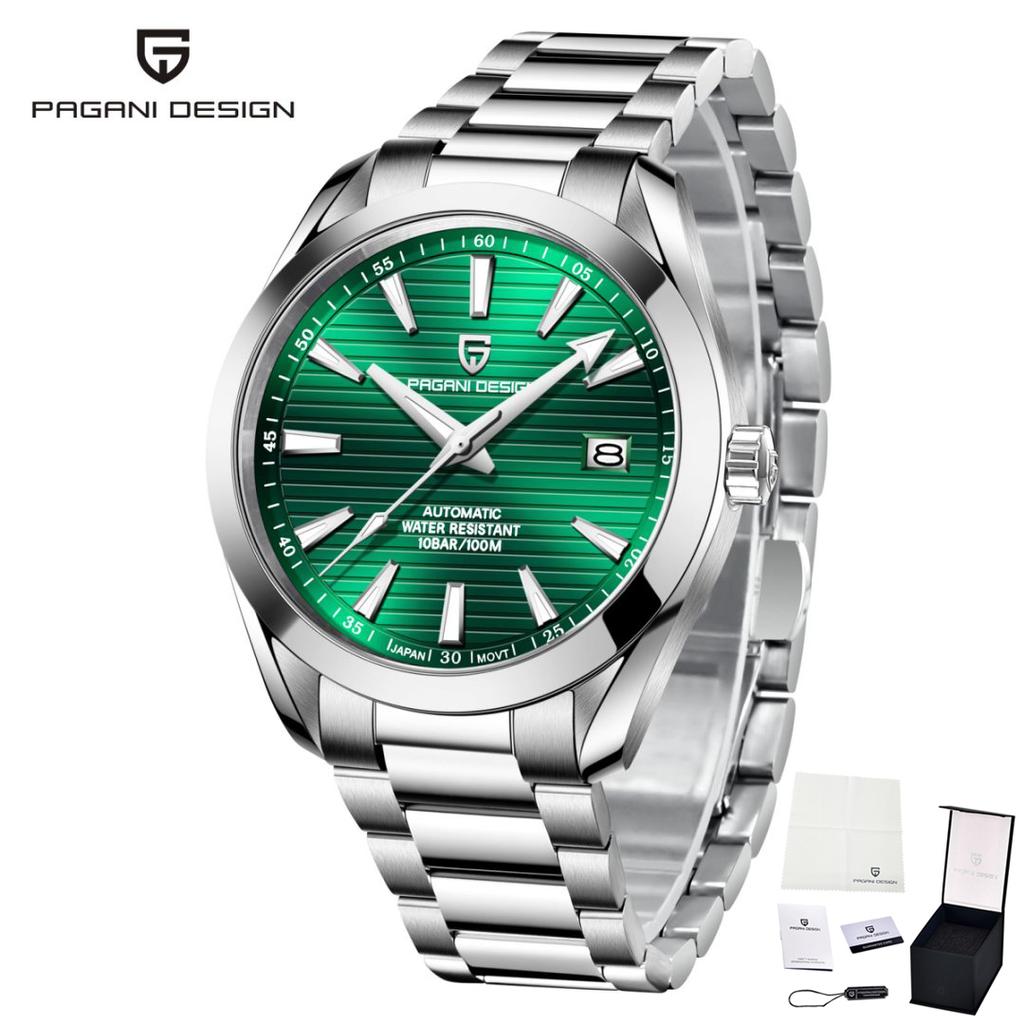 PAGANI DESIGN Top Brand Men's Mechanical Watch Luxury Sapphire Glass Stainless Steel Men's Automatic Watch 100M Waterproof