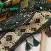 Fashion Luxury  Green Ladies Speckle Women Scarf Female Long Shawl Tassel Four Seasons Versatile Floral Muslim Hijab