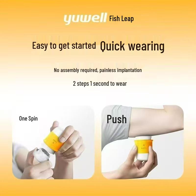 Yuyue Annaitang 5P2 24-Stunden Dynamisches Glukosemessgerät: Genau, Keine Fingerstiche, Fünfte Generation.