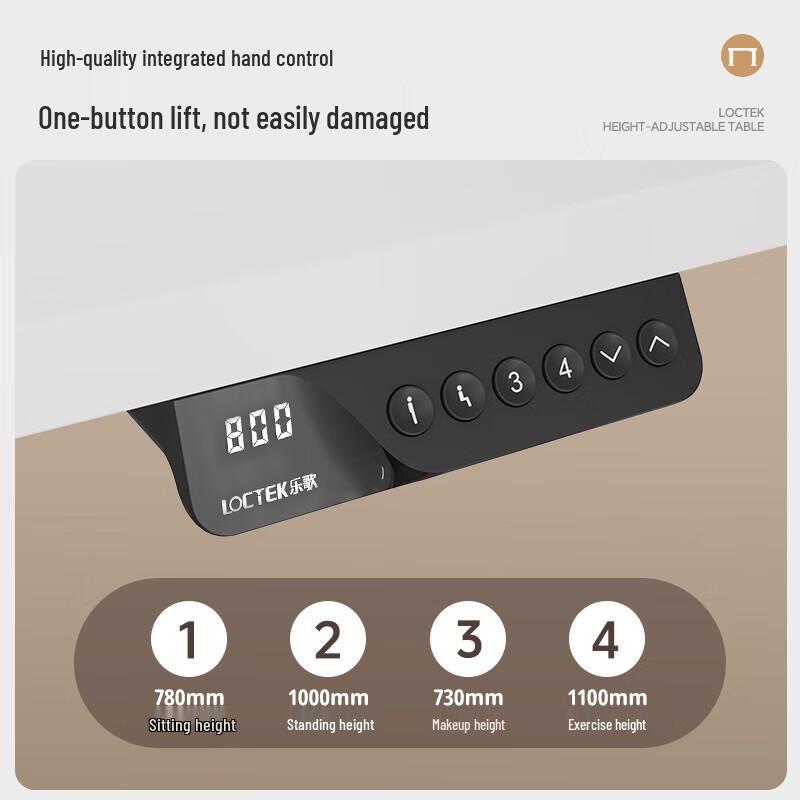Loctek ES2 Dual Motor Electric Standing Desk Frame