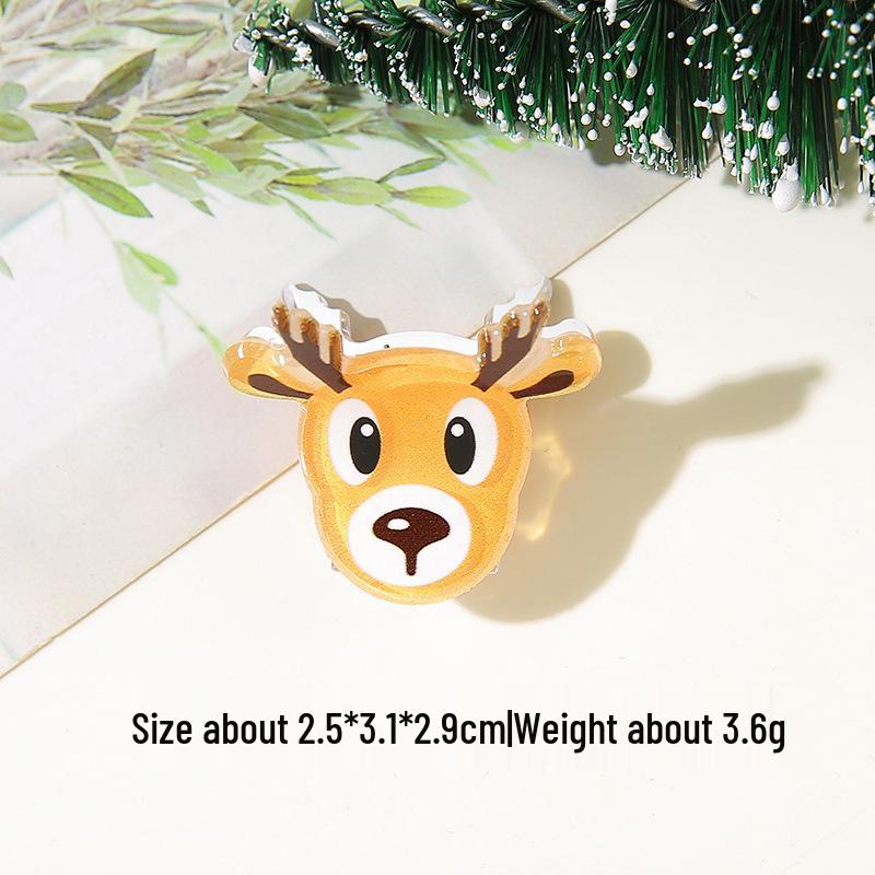 Festive Christmas Hair Clips: Santa, Snowflake, Tree, Gingerbread Man Designs