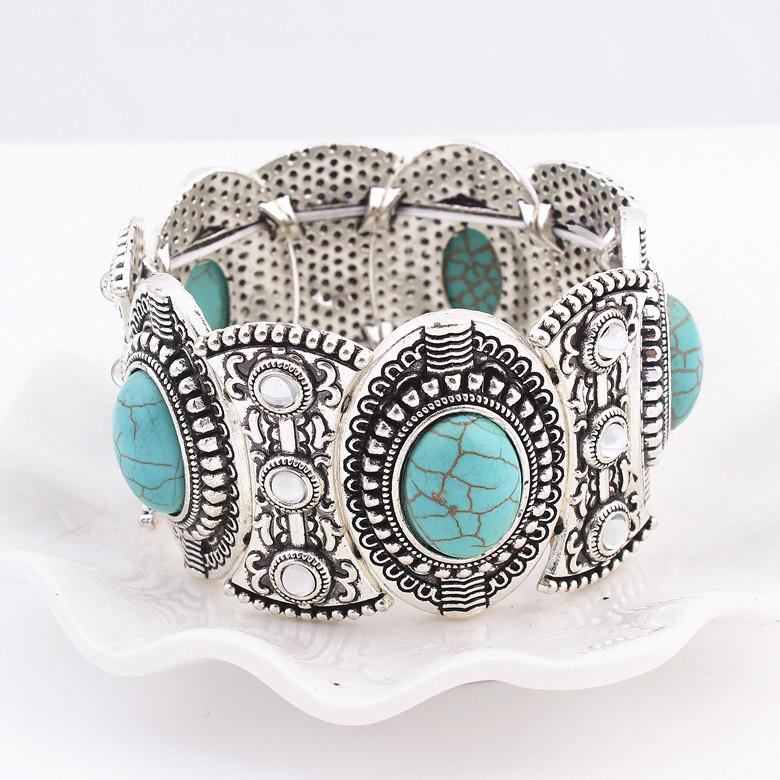 Style Bohemian Turquoise Bracelets Women Hand Jewelry Fashion Gifts Elegant