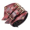 Rock Retro Style Cowhide Bracelet Two-layer Cowhide Men's Bracelet Wide Leather Bracelet Men's High-end Versatile Bracelet
