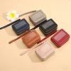 Rfid Card Holder Double Zipper Women Wallet Pu Leather Organ Card Bag Purse Large Capacity Multi-Solt Bank Card Cover Business Card Clip With Window