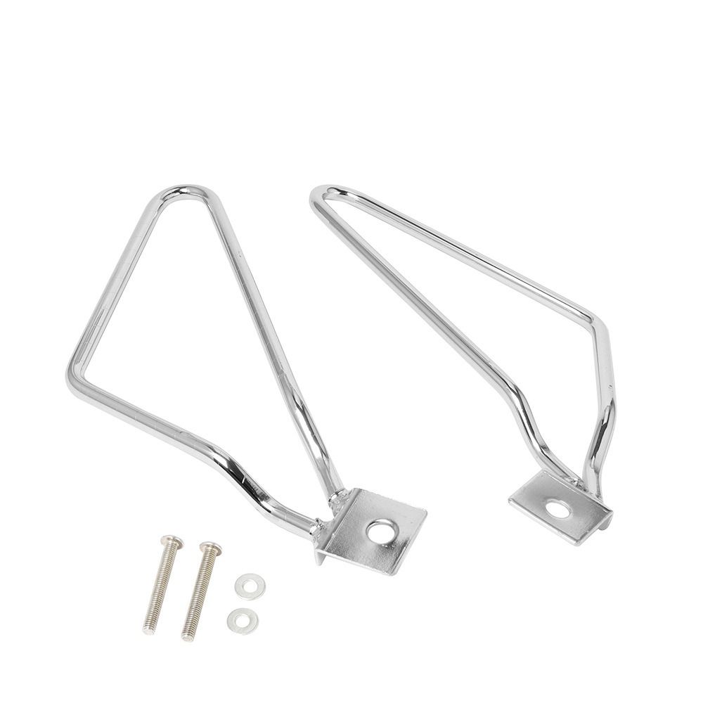 1 Paar Aluminiumlegierung Satteltaschenhalter Satteltaschenhalterungen für Harley 883 Dyna Motorradzubehör