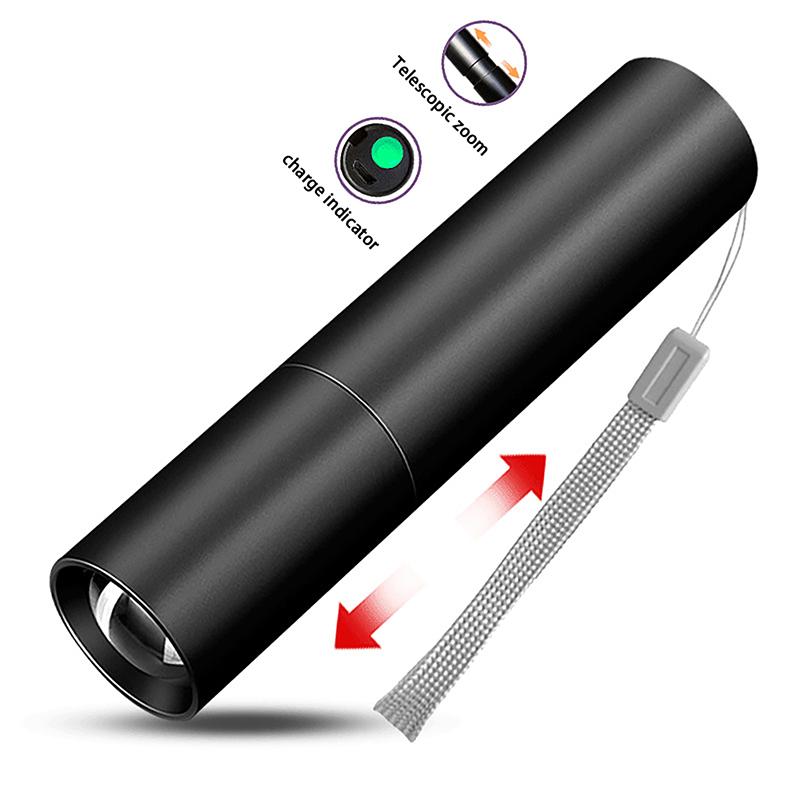 Led Strong Light Flashlight Rechargeable Multi-Purpose Long-Distance Shooting Portable Super Bright Household Small Mini Portabl