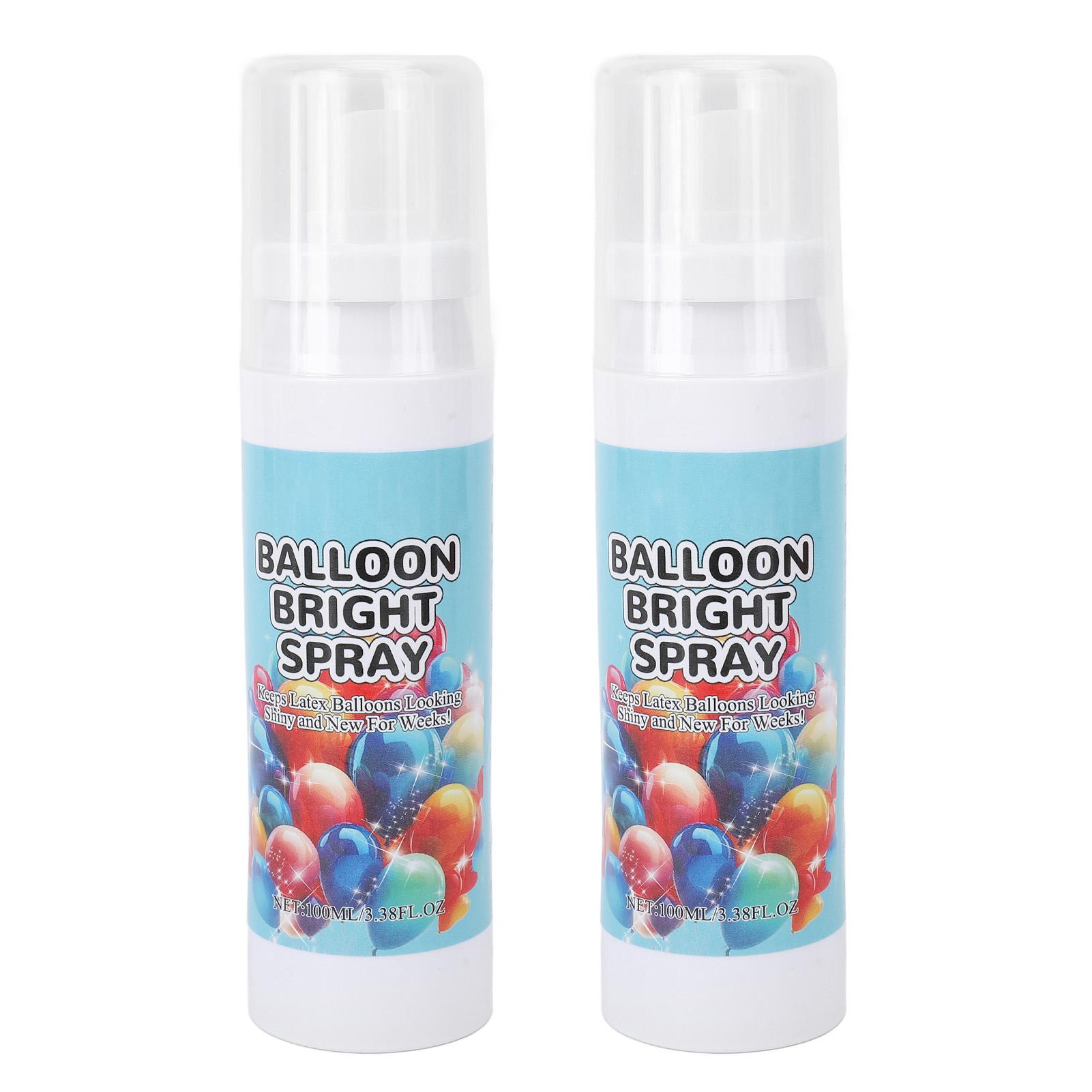 

2 шт. спрей для воздушных шаров High Shine Gloss, долговечный спрей для блеска воздушных шаров для украшения вечеринки 100 мл