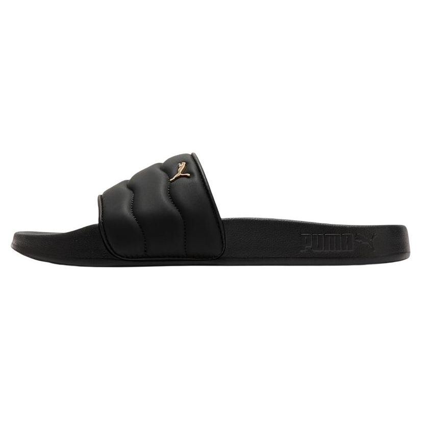 

Puma Leadcat 2.0 Puffy Slide Черные женские кроссовки Металлик-Золотой 389557-01 35.5
