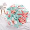 1pc Oceanic Elements Automatic Open/Close Folding Umbrella - Compact 8-Rib Design, Daily Use, Perfect Gift for Friends & Family yy260327081