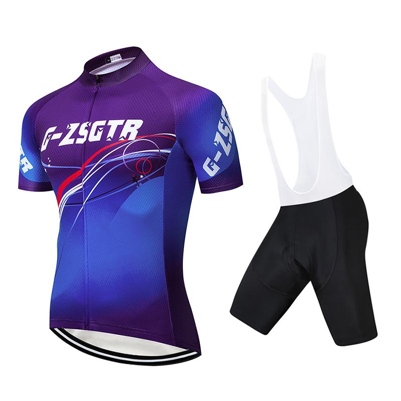 2026 Men's Cycling Jersey Short Sleeve Slim Fit Breathable Cycling Maillot Quick Dry MTB Mountain Bike Road Cycling Shirt Sets