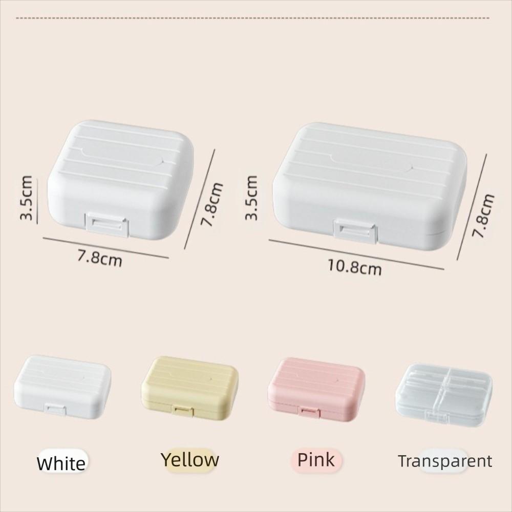 7 Fächer Medikamentenaufbewahrungskoffer Doppelt versiegelt Wochenlanger Tageseinteiler Pillenorganisator Tasche