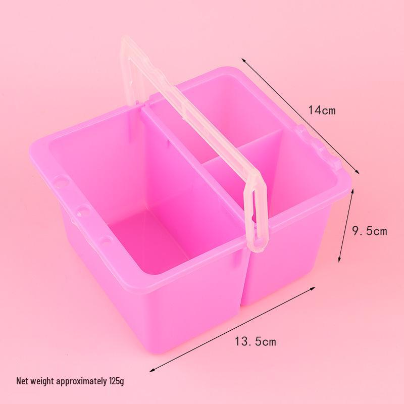 Multi-functional Art Brush Washer: Plastic Water Bucket & Holder for Gouache, Watercolor, Chinese Painting