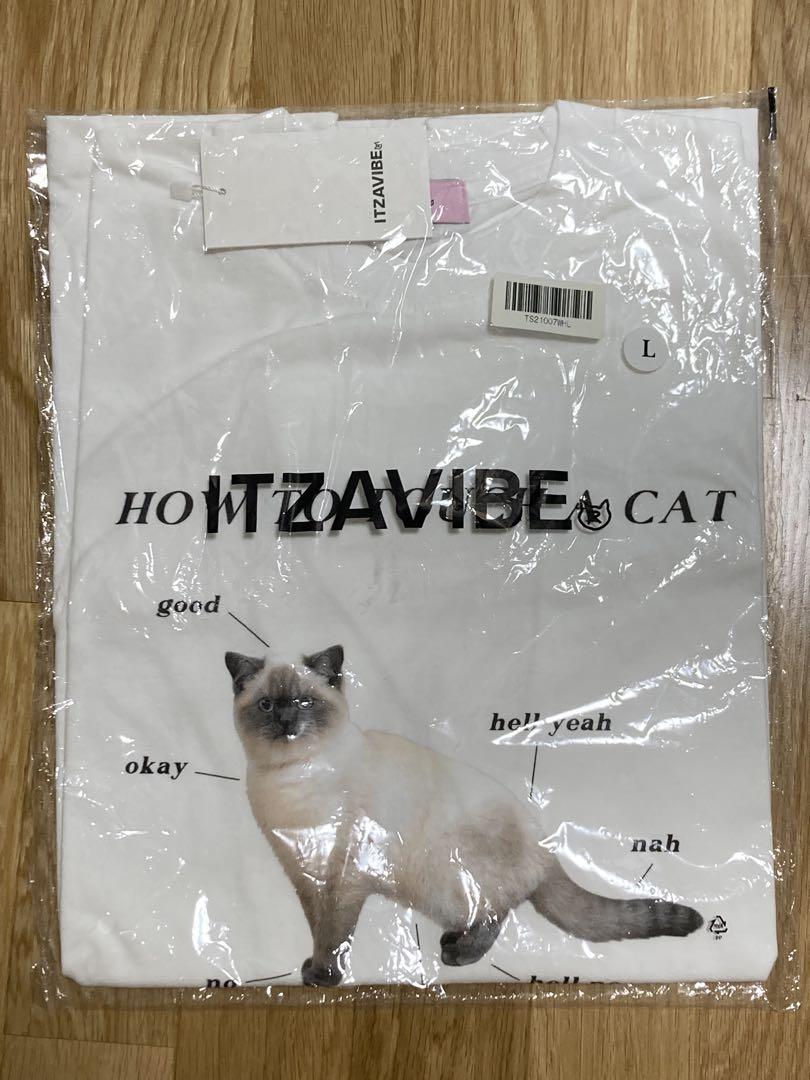 

[USED] ITZAVIBE CAT shirt, size L