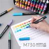 LANGUO 192Colors Direct Liquid Acrylic Marker Pens Set with Protable Bag Stackable Student DIY Graffiti Drawing Painting Pen PRO