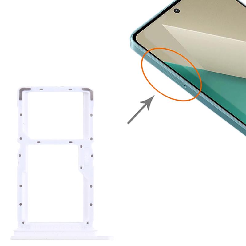 Pro Xiaomi Redmi 13 4G/13 5G Držák slotu pro dvě SIM karty Náhradní díl (Bez loga)