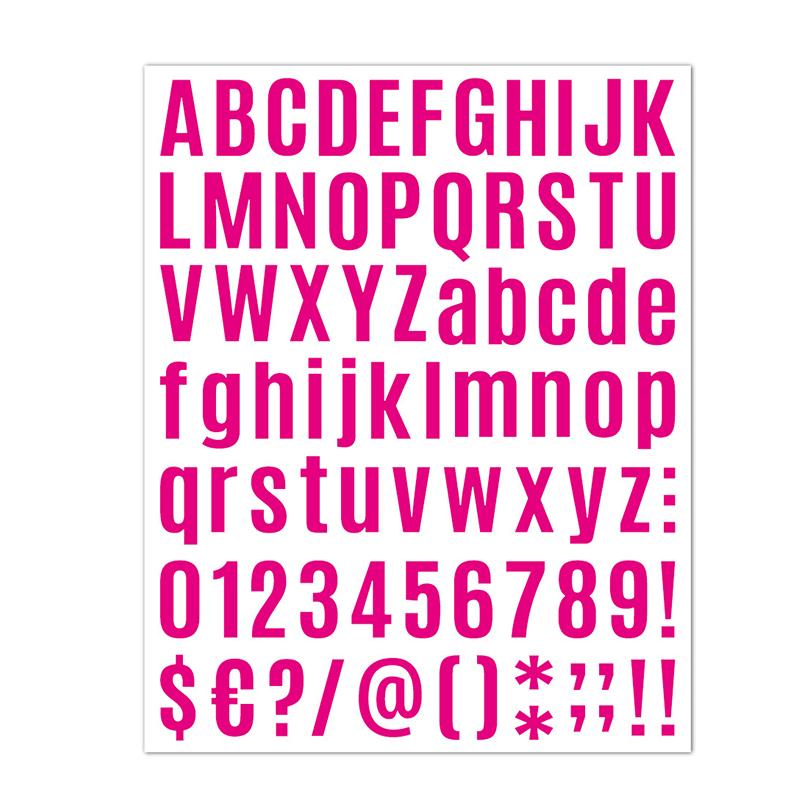 972 Pezzi Adesivi Lettere E Numeri – 12 Fogli In Vinile – Alfabeto Fai Da Te Per Scrapbooking E Biglietti – Con Pinzetta