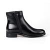 Shan Shuo Men's Winter Fur-Lined High-Top Leather Boots